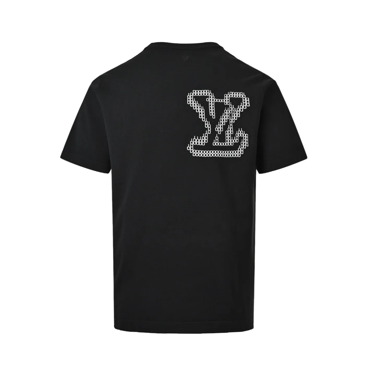 Louis Vuitton/Louis Vuitton front and back jacquard large logo knitted short sleeves